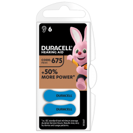 DURACELL 675 بطارية *6